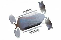 GPM Racing MAEXZSP1-OC | GPM 1/5 ARRMA Kraton Stainless Steel Main Chassis W/ Bumper Set