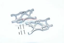 GPM Racing MAF056-GS | GPM Grey Silver Aluminium Rear Lower Suspension Arms Set