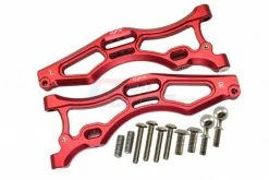 GPM Racing MAFT5507-R | GPM Red Aluminium Front Lower Arms 2Pcs
