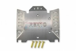 GPM Racing RBX10ZSP1B-OC | GPM Stainless Steel Hollow Chassis Protection Plate