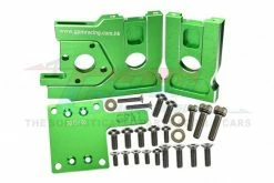 GPM Racing SLE038A-G | GPM Green Aluminium Sledge Motor Mount